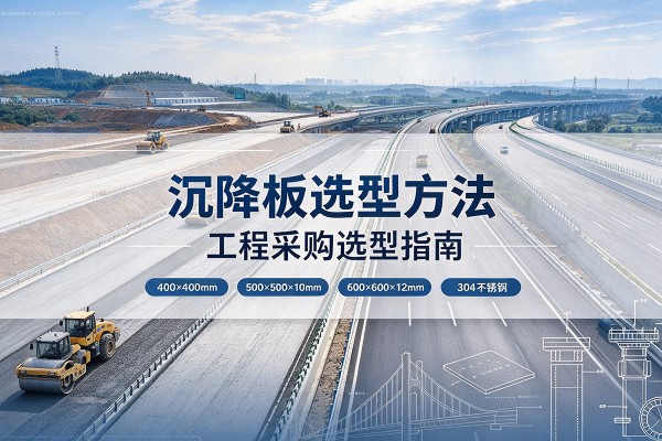 六盘水沉降板选择方法