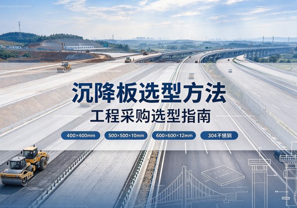 六盘水沉降板选择方法
